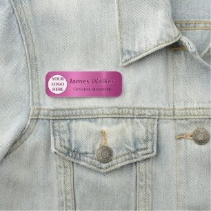 Étiquette nominative personnalisée avec logo pour