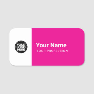 Étiquette nominative personnalisée grande broche o