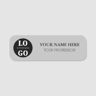 Étiquette nominative personnalisée pour employé
