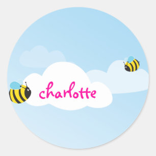 ÉTIQUETTE NOMMÉ : : abeilles dans le ciel 1