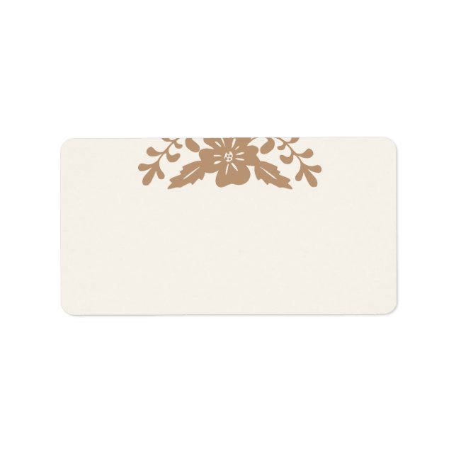 Étiquette Non personnalisé | Bibliothèque Vintage (Devant)