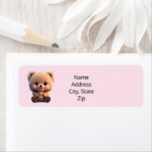 Étiquette Nous pouvons Bearly Wait Baby shower ours en peluc