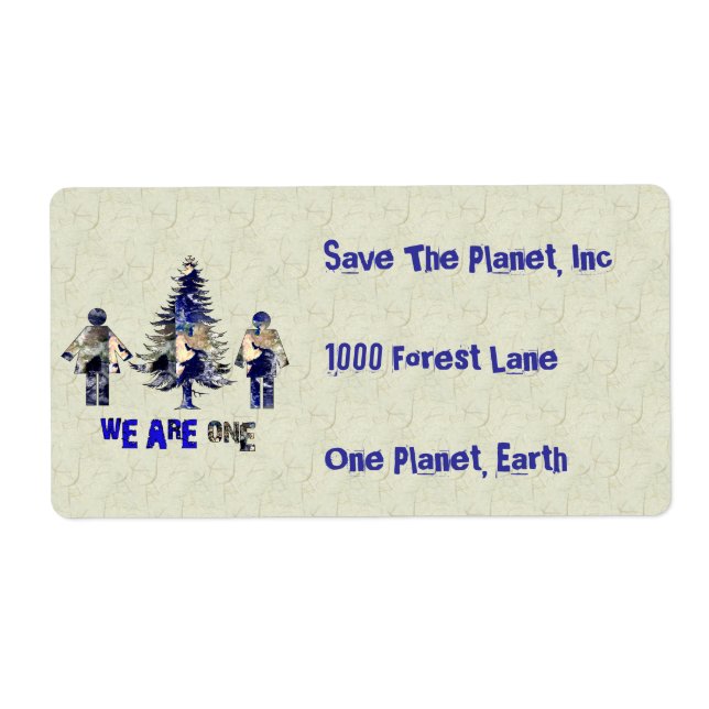 Étiquette Nous Sommes Un (Devant)