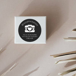 Étiquette Nous Sur Instagram Pour Le Sticker De Pr