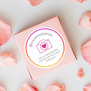 Étiquette Nous Sur Instagram Pour Le Sticker De Pr
