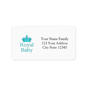 Étiquette Nouveau prince - un bébé royal !