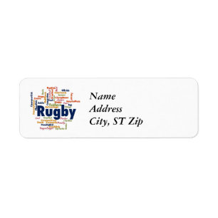 Étiquette Nuage de mots de rugby à XV
