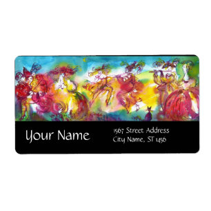 Étiquette NUIT DU CARNAVAL / Mascarade vénitienne, Musique d