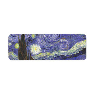 Étiquette Nuit étoilée par Vincent van Gogh