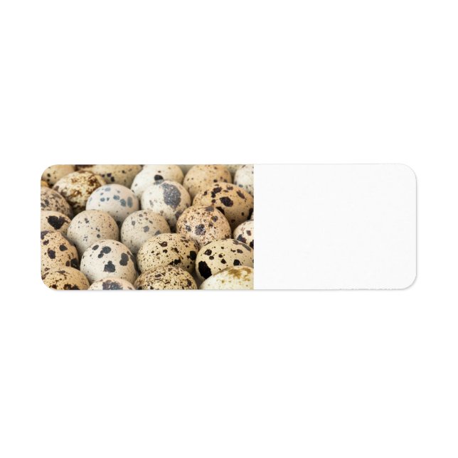 Étiquette Oeufs de caille (Devant)