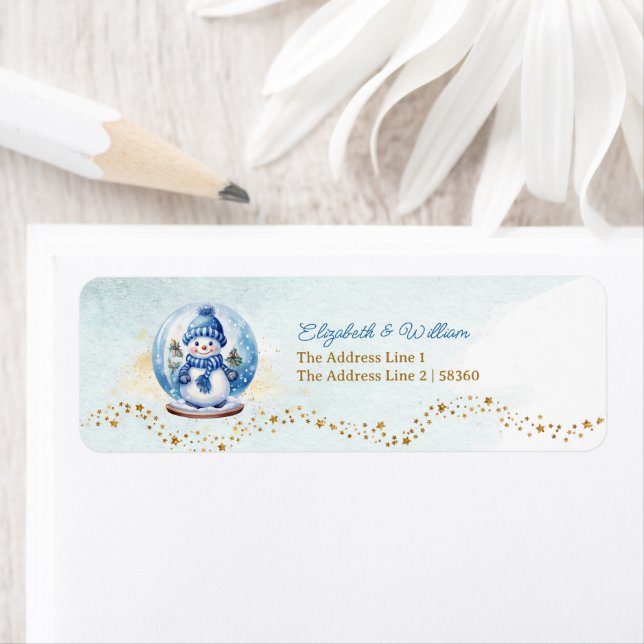 Étiquette Oh Boy Theme Baby shower Retourner Adresse Étiquet (En situation)