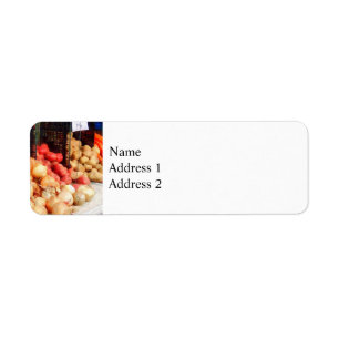 Étiquette Oignons et Pommes de Terre