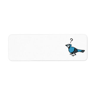 Étiquette Oiseau confuse