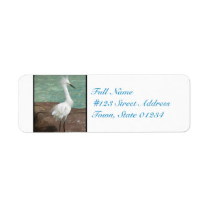 Étiquette Oiseau de héron de Milou
