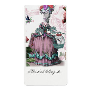 Étiquette oiseaux aux. de cage de La (la cage à oiseaux)