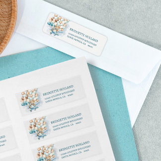 Étiquette On peut attendre le Baby shower Bleu Ballons