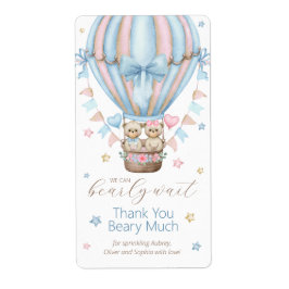 Étiquette On peut attendre un garçon fille jumeaux Merci