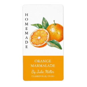 Étiquette Orange Maison Moderne