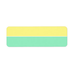 Étiquette Organisation de stockage Jaune & Seafoam vide