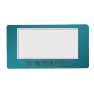 Étiquette Organisez couleur collante Teal de stockage l'une