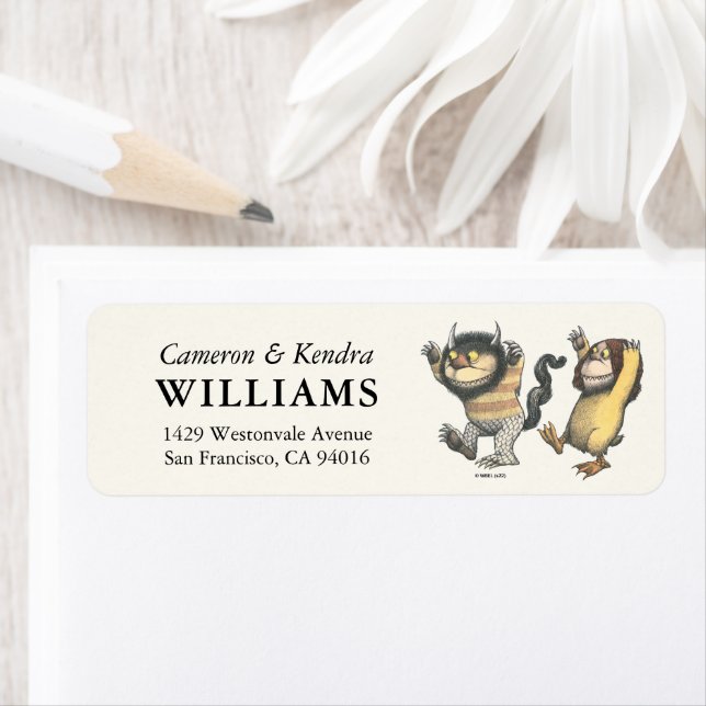 Étiquette Où sont les choses sauvages | Deux choses sauvages (En situation)