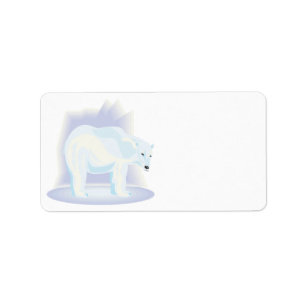 Étiquette Ours blanc 2