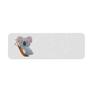 Étiquette Ours de koala Animé