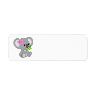 Étiquette Ours de koala mignon