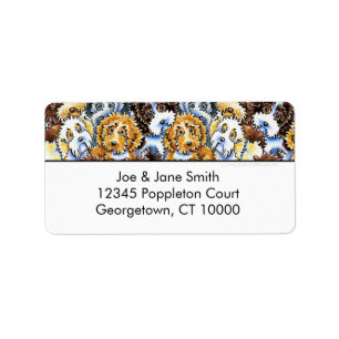 Étiquette Pack chien Cockapoo Blanc