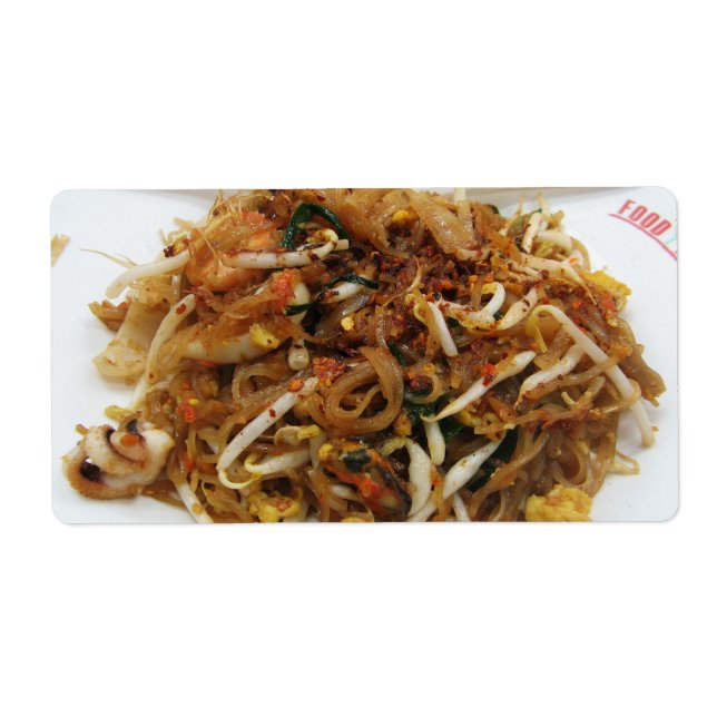 Étiquette Pad Thai [ผั ด ไ ท ย] Thailand Street Food (Devant)