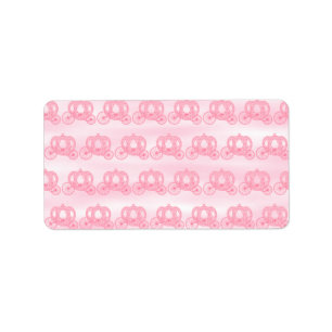 Étiquette Pâlissez - le motif rose de princesse Carriages