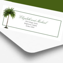 Palm Tree Elegant Moderne Chic Mariage