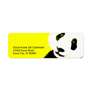 Étiquette panda