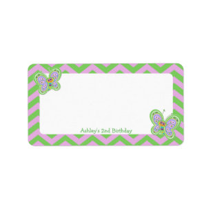 Étiquette Papillon 2e anniversaire Embellisment de album 2