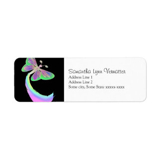 Étiquette Papillon luttant sur Black By : Mendi