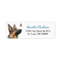 Papillon Merveille de Chien de Berger Allemand