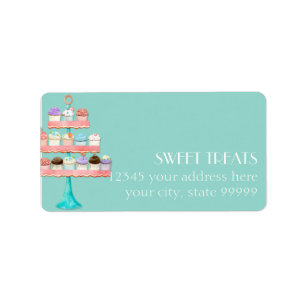 Étiquette Paquet d'affaires Cupcake Dessert Baking Bakery