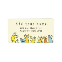 Parcelle staring colorée Chats