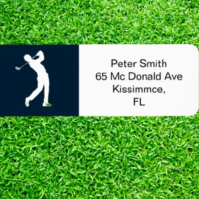 Étiquette Parti de la retraite à thème de golf (Score the perfect birthday gift for golf lovers with our unique golf labels! )