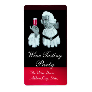 ÉTIQUETTE PARTI DÉGUSTATION DE VIN SOMMELIER