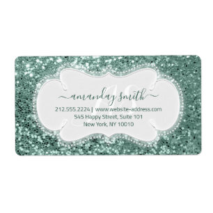Étiquette Parties scintillant de la médaille de Mariage RSVP