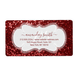 Étiquette Parties scintillant royale du Mariage RSVP Bridal 