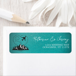 Étiquette Passeport turquoise du Colorado