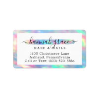 Pastel Rainbow Paint Swash Logo Salon Adresse