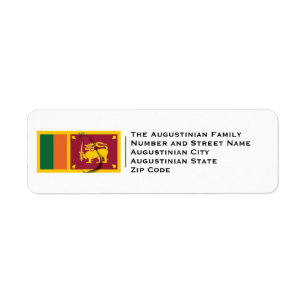 Étiquette Patriotique DRAG SRI LANKA
