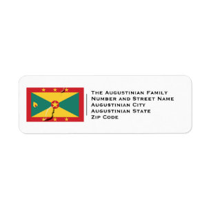 Étiquette Patriotique Indicateur GRENADA