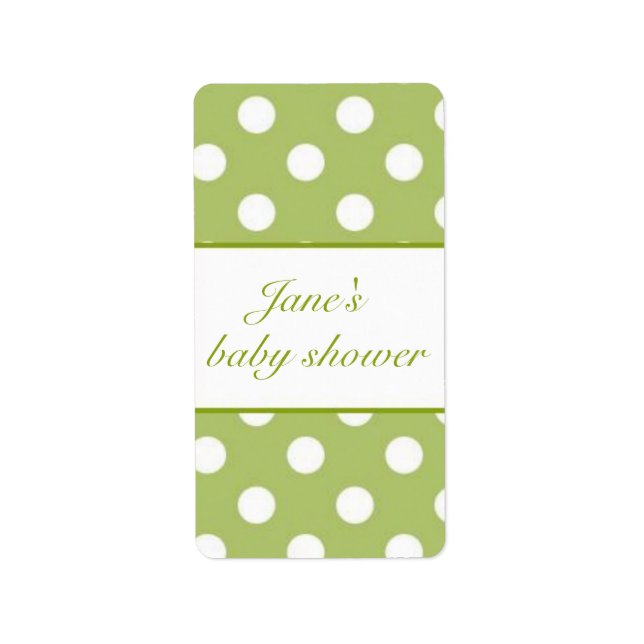 Étiquette Peas Dans Un Baby shower Jumeaux De Pod Wrapper Ca (Devant)