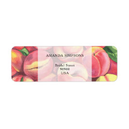 Étiquette Pêches - Douche nuptiale