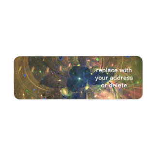 Étiquette Peinture Abstraite de l'espace extra-atmosphérique