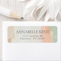 Peinture pastel abstraite Élégante adresse de reto